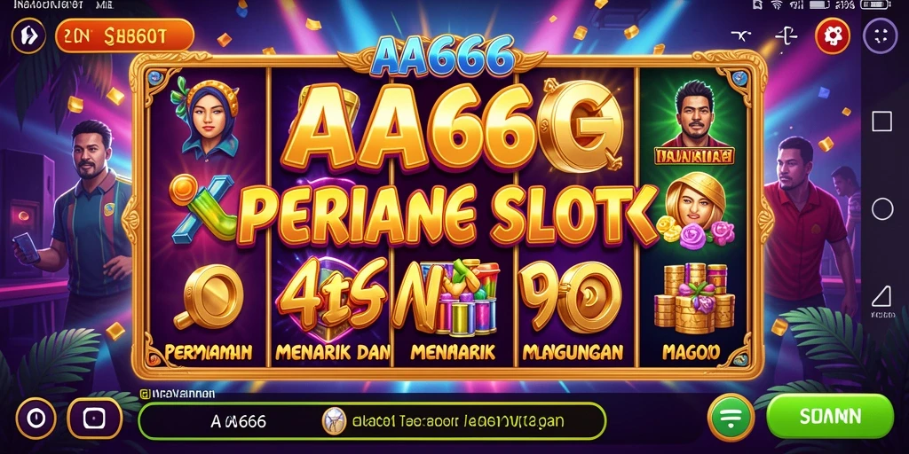 Tampilan utama gameplay AA666 yang menawan dan seru.