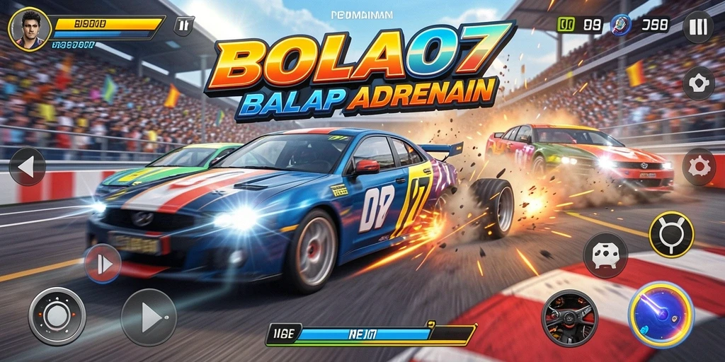 Gameplay seru BOLA07 dengan balapan yang menegangkan
