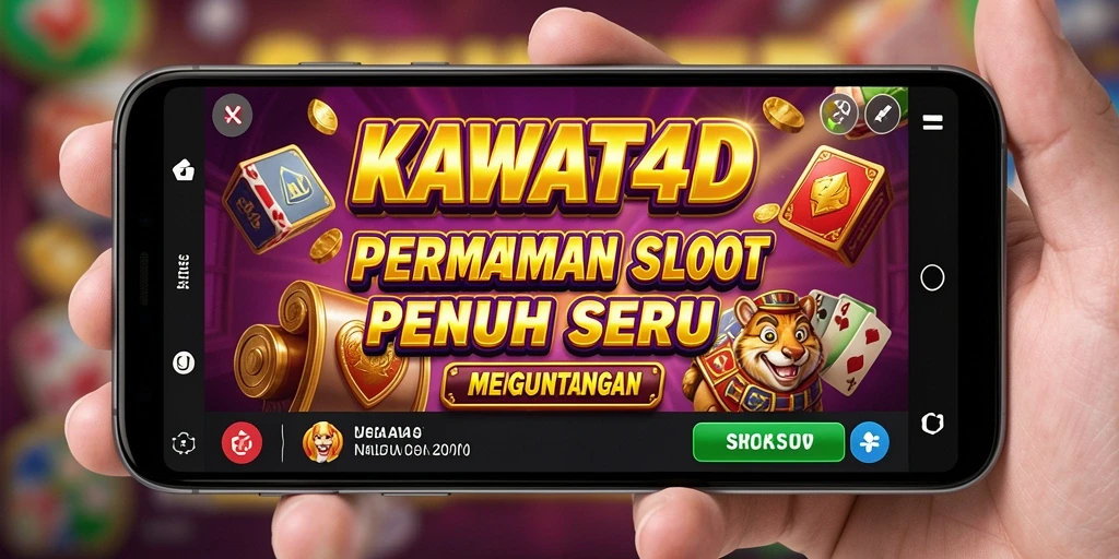 Tampilan menarik dari permainan Slot KAWAT4D yang penuh warna.