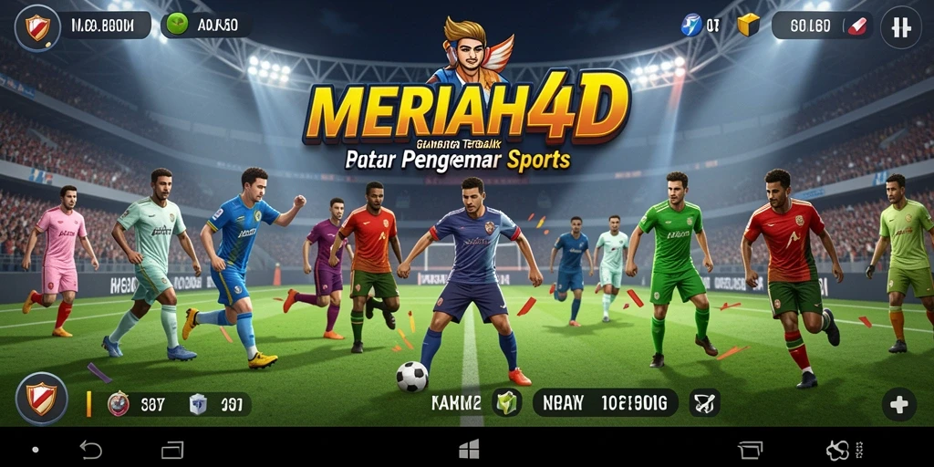 Tampilan seru dari pertandingan olahraga di MERIAH4D.